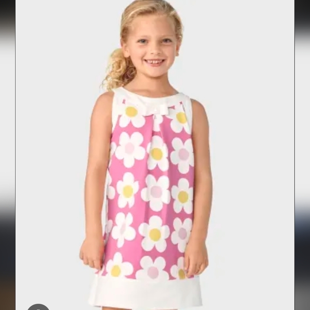 Gymboree Pink and White Floral Dress